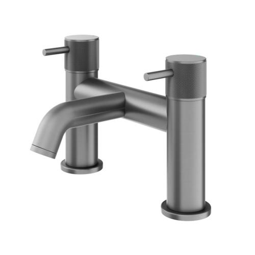 Abacus ISO PRO Deck Mounted Bath Filler Matt Anthracite TBTS-446-3202