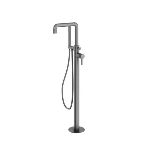 Abacus ISO PRO Freestanding Bath Shower Mixer Matt Anthracite TBTS-446-3602