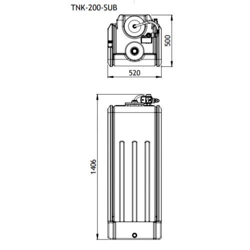 Salamander TankBoost 200L 3.0 Bar Water Booster System TNK-200-SUB
