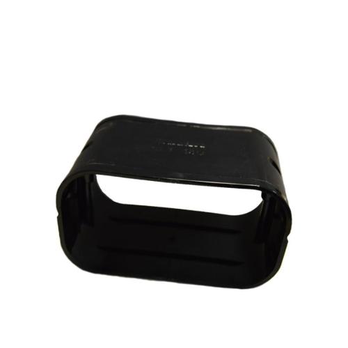 Diversitech Black 140mm External ASHP Trunking Straight Connector 90mm x 140mm TR-CP-140-B