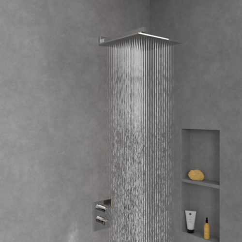 Villeroy & Boch Universal 350mm x 350mm Square Shower Head Chrome TVC00000600061