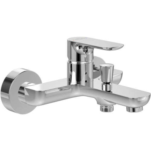 Villeroy & Boch O.novo Wall Mounted Bath Shower Mixer Tap Chrome TVT10400100061