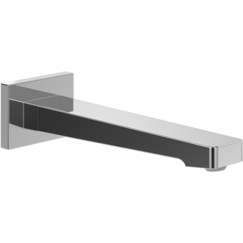 Villeroy & Boch Architectura Chrome Wall Mounted Square Bath Spout TVT12500200061