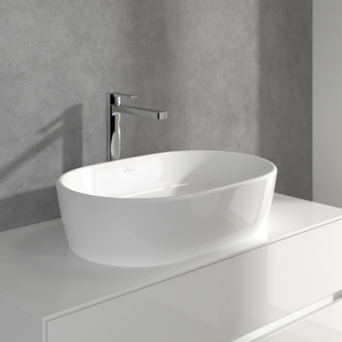 Villeroy & Boch Architectura Tall Single Lever Basin Mixer with Pop-up Waste Chrome TVW10300500061