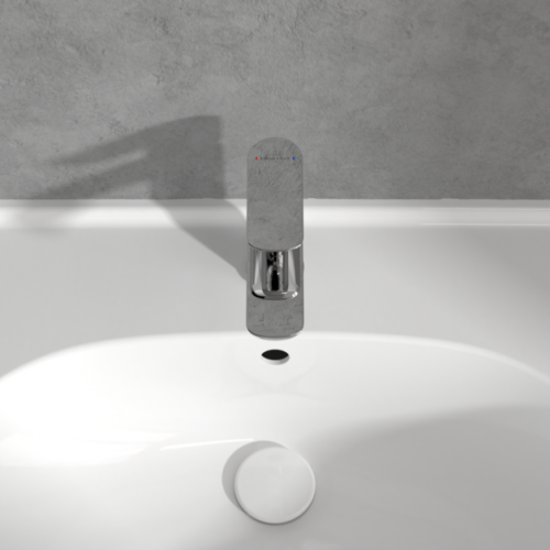 Villeroy & Boch O.novo Single Lever Basin Mixer Chrome TVW10400300161