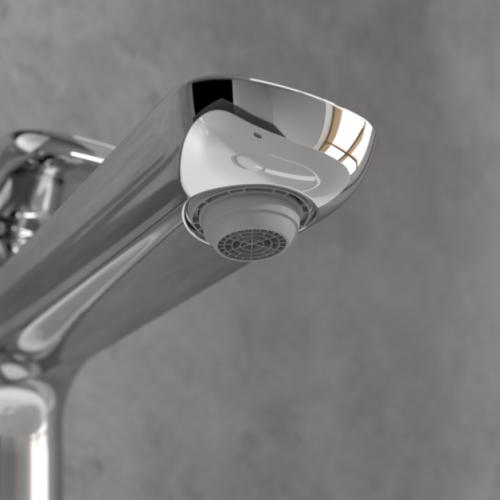 Villeroy & Boch O.novo Tall Basin Mixer with Push-open Waste Chrome TVW10410511061
