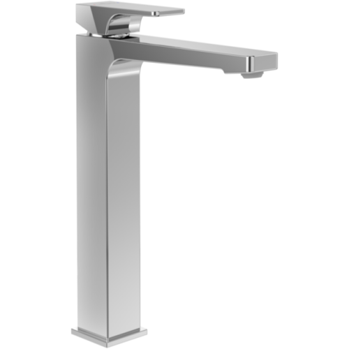 Villeroy & Boch Architectura Tall Square Single Lever Basin Mixer with Pop Up Waste Chrome TVW12500200061