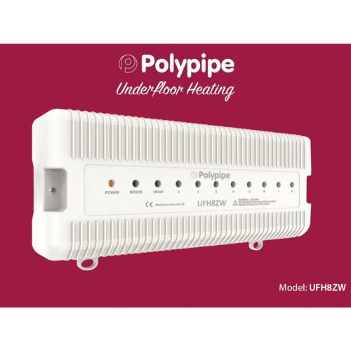 Polypipe 8 Zone Wiring Centre 230v UFH8ZW