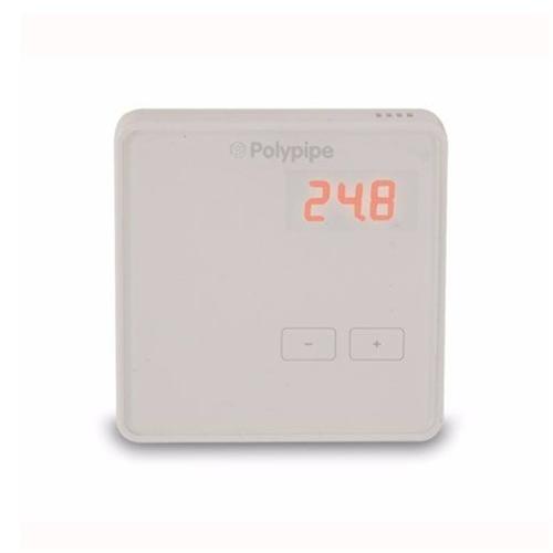 Polypipe Thermostats Single Zone Temperature Sensor with Boost Function White UFHBOOSTWP
