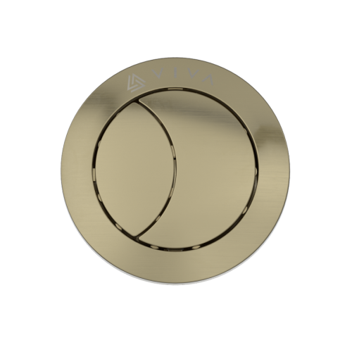 Viva Brushed Brass Uni Button (For Skylo Flush Valves) UNI/SBBB