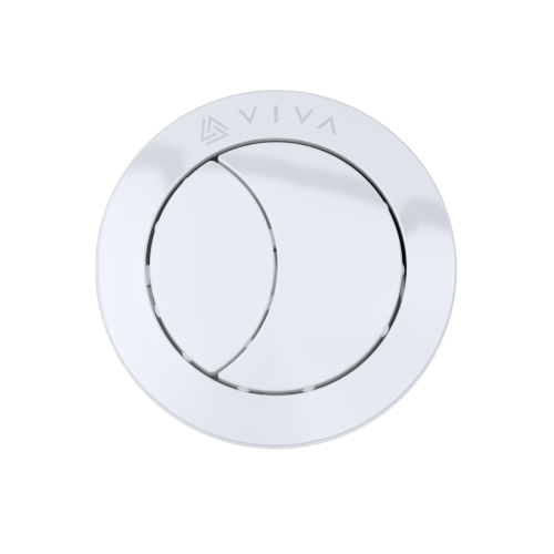 Viva Gloss White Uni Button (For Skylo Flush Valves) UNI/SBW