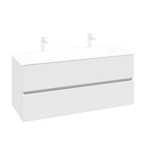 Villeroy & Boch Arto 2 Drawer Underbasin Vanity unit 120cm - White VBB52200VS