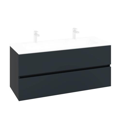 Villeroy & Boch Arto 2 Drawer Underbasin Vanity unit 120cm - Grey VBB52200VT
