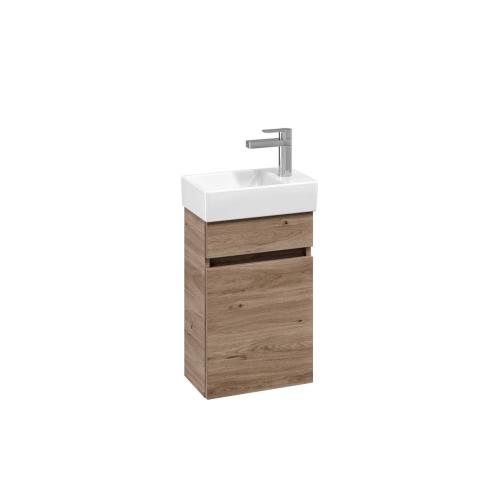 Villeroy & Boch Arto 36cm Cloakroom Basin & Vanity Set Kansas Oak RH Tap Hole VBFN-036R-RH