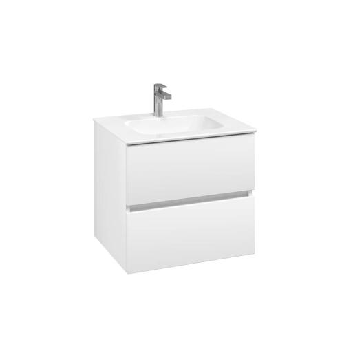 Villeroy & Boch Arto 60cm Basin and Vanity Set - White VBFN-060X-VS