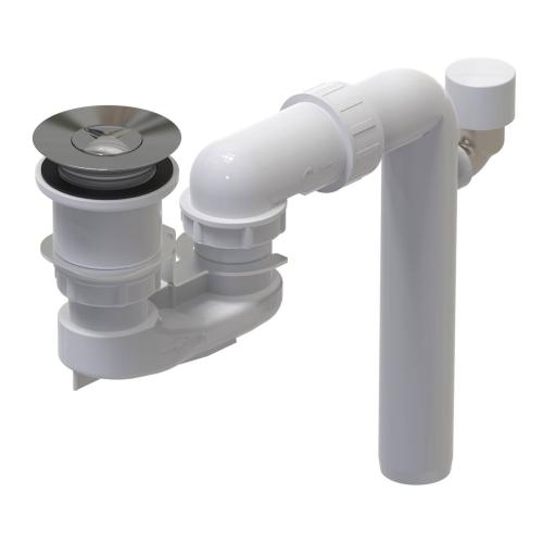 Villeroy & Boch Viflow Bath Waste with Overflow Connection - Chrome VBU90953061