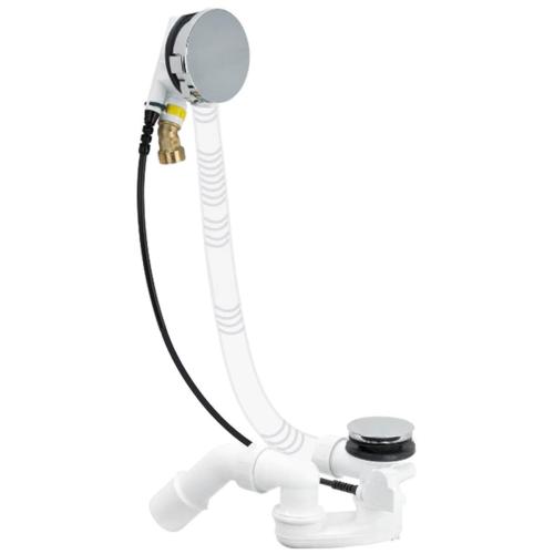 Villeroy & Boch Outlet/Overflow Fitting with Water Inlet - Chrome VBU90960361