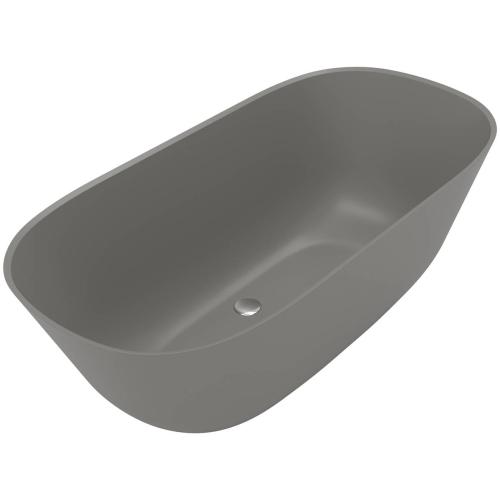 Villeroy & Boch Theano Free-Standing Bath 1750 x 800mm - Matt Grey VBUBQ175ANH7F200V-3S