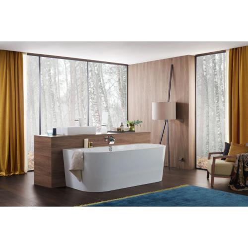 Villeroy & Boch Oberon 2.0 Wall-facing Bath 1800 x 800mm - White Alpin VBUBQ180OBR9CD00V-01