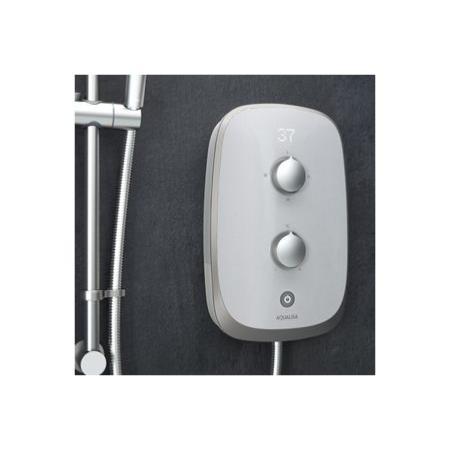 Aqualisa Evolve Electric Shower White/Satin Silver 9.5kW VOPZ26