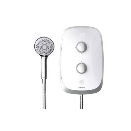 Aqualisa Evolve Electric Shower White/Satin Silver 10.5kW VOPZ27