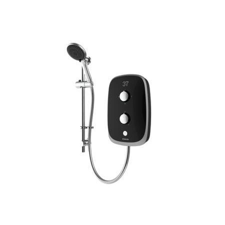 Aqualisa Evolve Electric Shower Black/Satin Silver 9.5kW VOTZ26