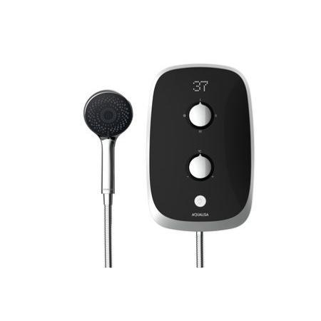 Aqualisa Evolve Electric Shower Black/Satin Silver 10.5kW VOTZ27