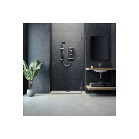 Aqualisa Evolve Electric Shower Grey/Satin Silver 8.5kW VOXZ25