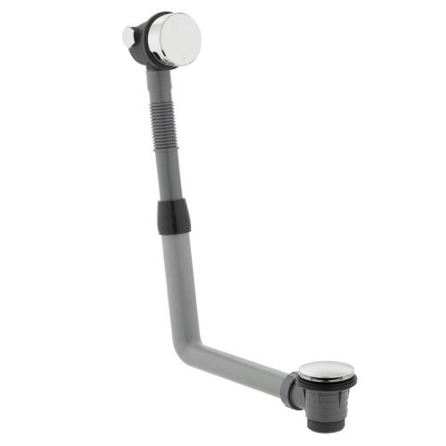 Vado Round Clic-Clac Bath Filler Waste and Overflow WG-2389-RO-CP