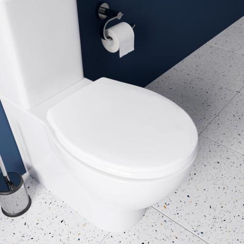 Croydex Anti-Bacterial Polypropylene Toilet Seat with Soft Close WL400022H