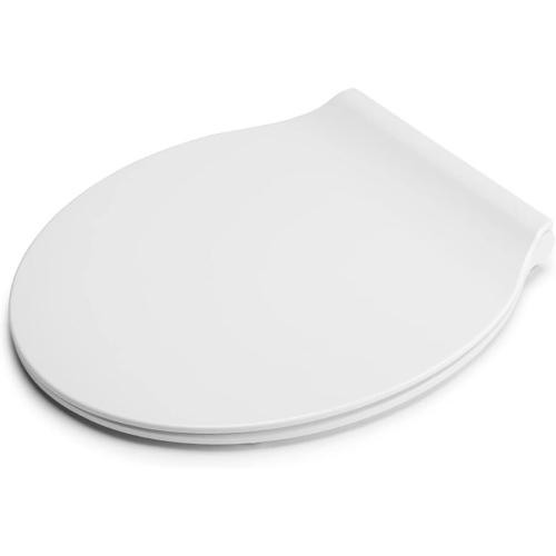 Croydex Michigan Flexi-Fix Slimline Soft Close and Quick Release Round Toilet Seat White WL601622H