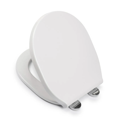 Croydex Bolsena Flexi-Fix D-shape Toilet Seat White WL602822H