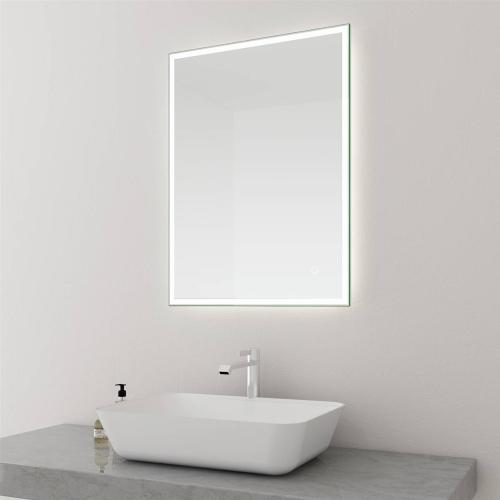 Plumb2u Tambre 700 x 500mm Bluetooth Illuminated LED Mirror - Clear Glass WO5070