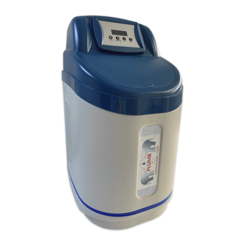 Plumb2u Mini Electric Metered Water Softener 12.5L with 22mm Installation Kit