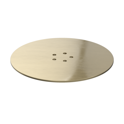 Viva Brushed Nickel Metal Shower Trap Dome WTSH90BB