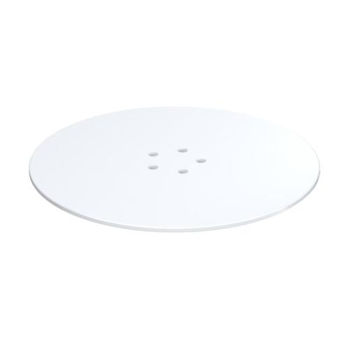 Viva Matt White Metal Shower Trap Dome WTSH90MW