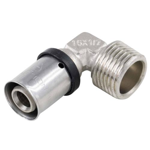 RadiantHeat PRO L 20 x 1/2"M Male Elbow Press Fitting ZL-KY108-L2012M
