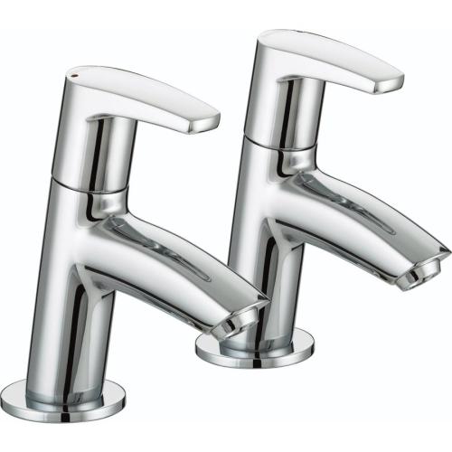 Bristan Orta Basin Taps Chrome Plated OR 1/2 C