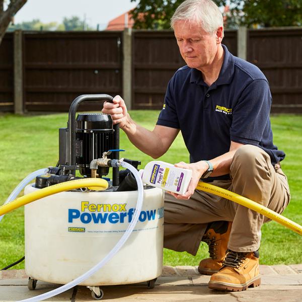 Power flush machine