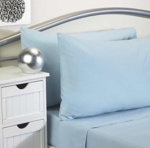 Flame Retardant - Pillowcase (pair) - Duck Egg