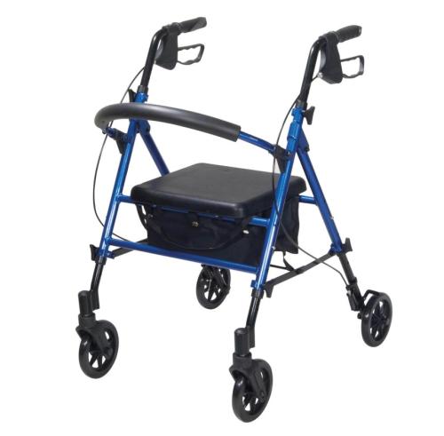 Adjustable Seat Rollator (Blue)