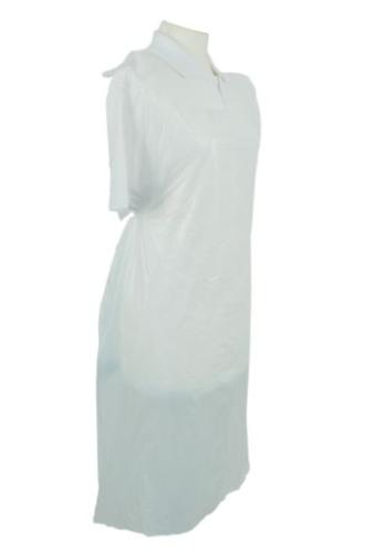 Value Polythene Aprons in a Dispenser Pack - White