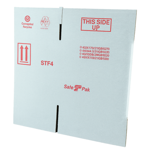 Tri-Wall STF4 UN Certified White Fibreboard Box 4G & 4GV Rated