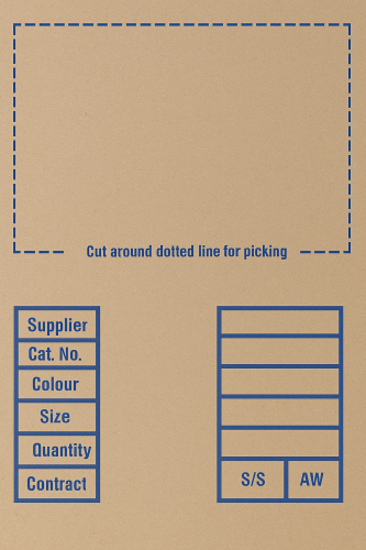 Single Wall BDCM1 Printed Box 594 x 294 x 388mm