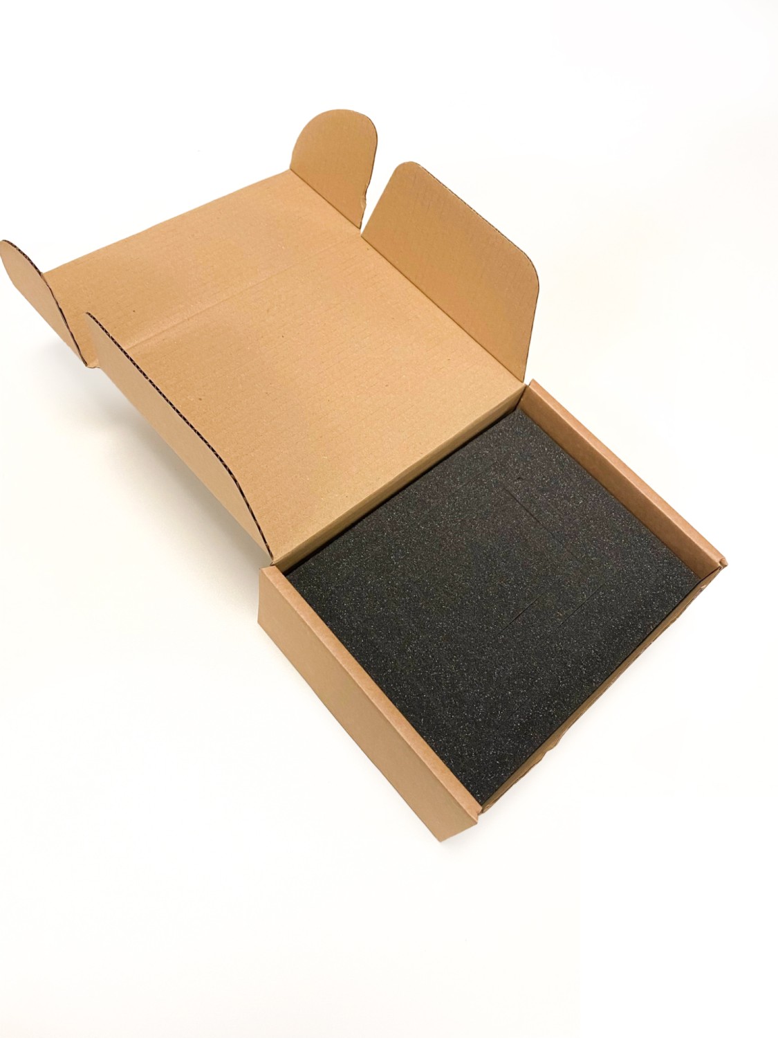 Postal Box Marked Fragile With Multi Depth Foam Inserts 245x195x95mm