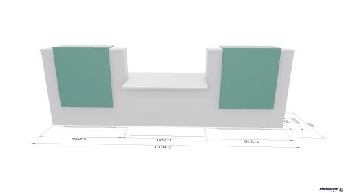 RECEPTION DESK BUNDLE CONFIGURATION 1