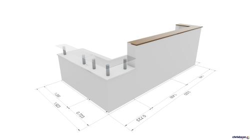 RECEPTION DESK BUNDLE CONFIGURATION 3