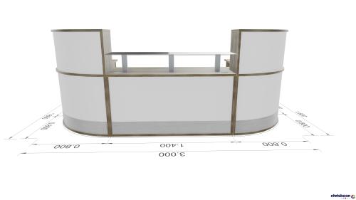 RECEPTION DESK BUNDLE CONFIGURATION 2