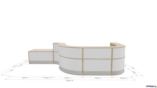 RECEPTION DESK BUNDLE CONFIGURATION 3