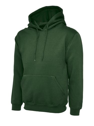 Classic Hooded Sweatshirt - Bottle Green - XLarge